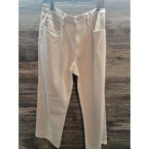 Abercrombie Fitch Loose High Rise Straight Jeans Womens 12 Short Length New